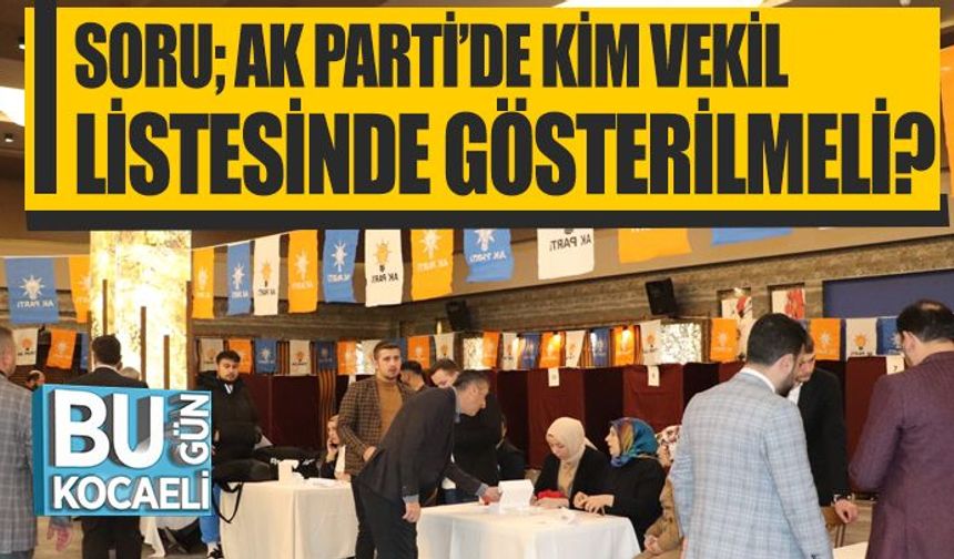 Ak Parti'de Temayül Yoklaması Heyecanı!